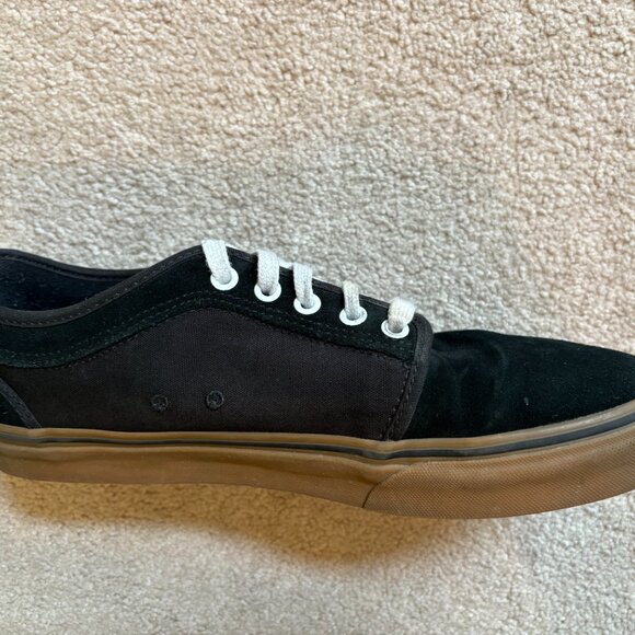 Vans Skate Boarding Shoes Canvas Low Top Men's Size 10.5 Black 721356 - Picture 6 of 10